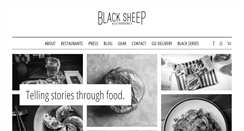 Desktop Screenshot of blacksheeprestaurants.com